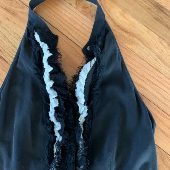 bcbg max azria silk top size s - Picture 2 of 5